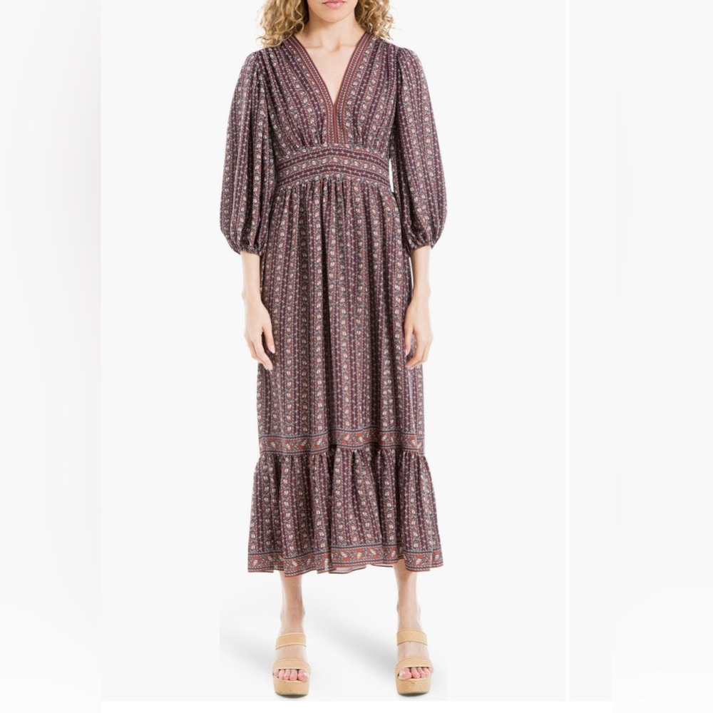 Max Studio tiered dress XL